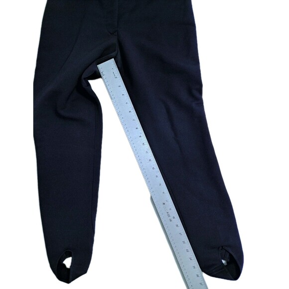 Vintage FERA Skiwear Black Wool Nylon Ski Pants Stirrups Women Size 8R - Picture 8 of 8